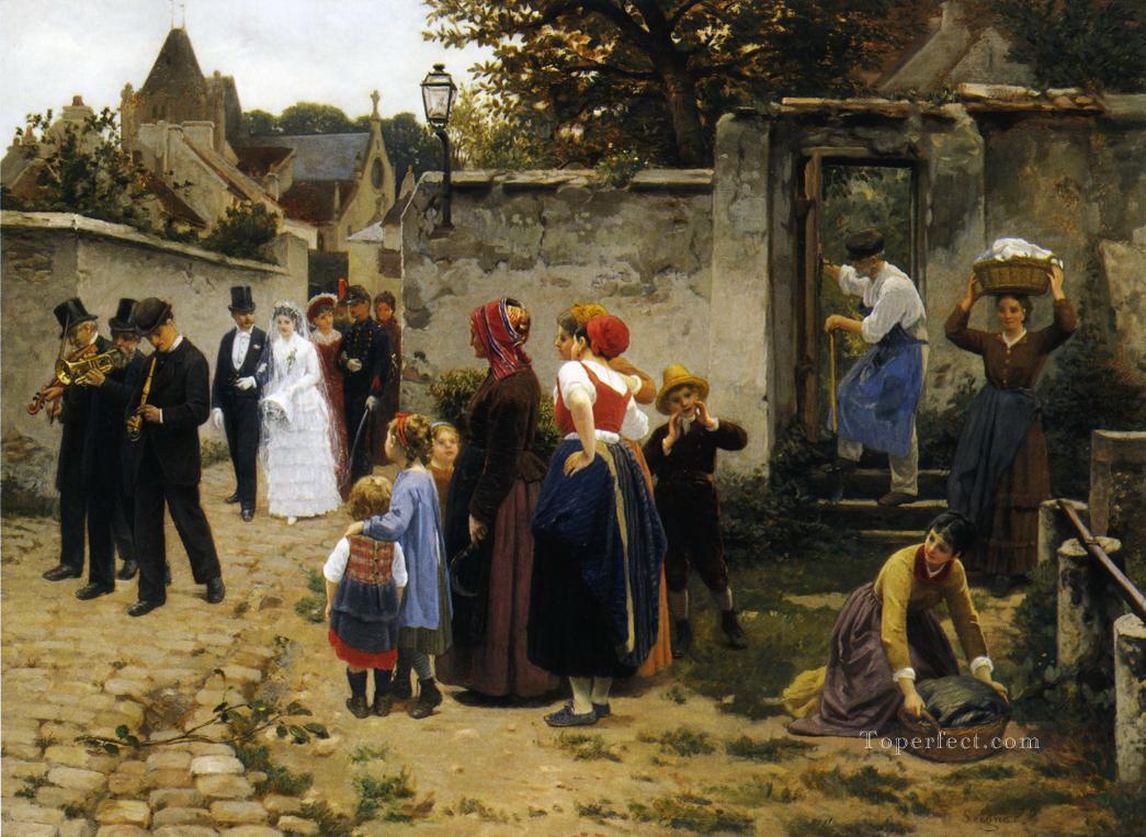 The Wedding Procession Guillaume Seignac Oil Paintings